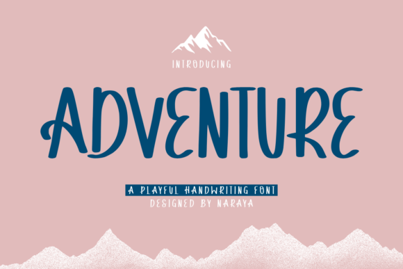 Adventure: A Playful Handwriting Font for Joyful Designs