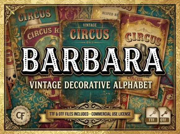 Barbara: A Bold Typeface for Unforgettable Designs