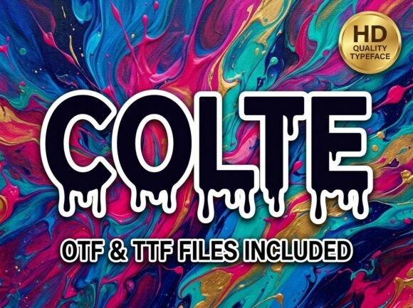 Colte: The Dynamic Display Font for Bold Creativity