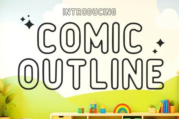 Comic Outline: The Playful Font for Creative Designs