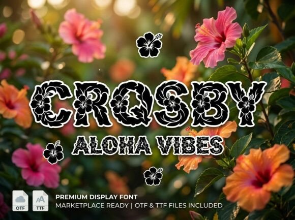 Crosby: A Tropical Paradise in a Premium Font
