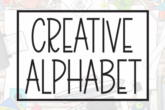 Discover Creative Alphabet: Your New Playful Display Font