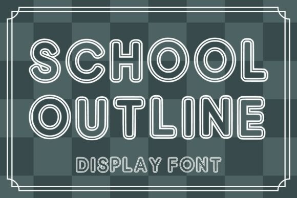 Discover the Playful Charm of Schooloutline Regular