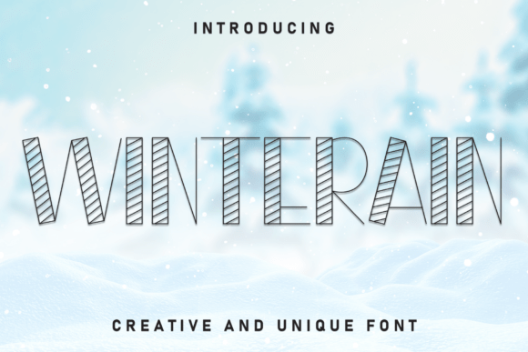 Discover the Warmth and Allure of Winterain Display Font