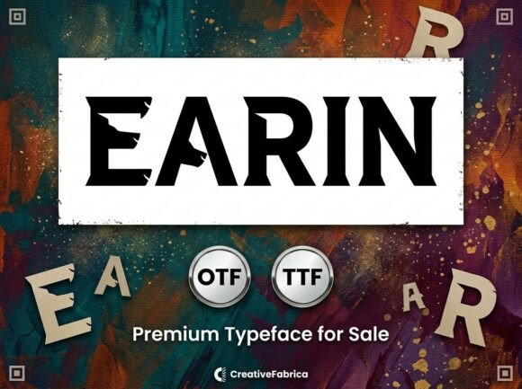 Earin: Command Presence with Industrial Strength Typography