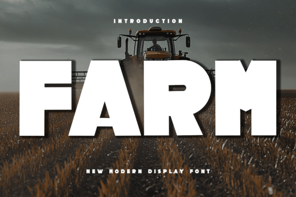 Farm: A Bold Typeface for Modern Agricultural Branding