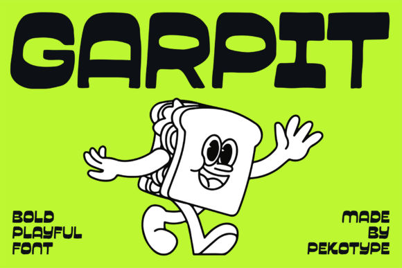 Garpit: A Bold, Playful Typeface for Instant Impact