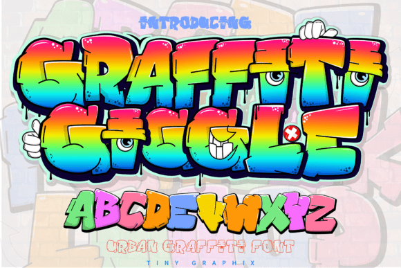 Graffiti Giggle: Fun Urban Graffiti Font