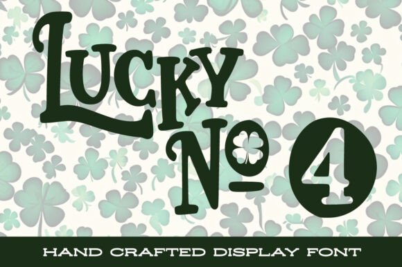 Lucky No. 4: A Font for Festive Designs