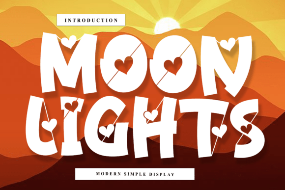Moon Lights: A Playful Font for Joyful Designs
