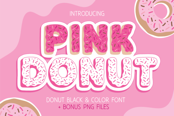 Pink Donut: A Friendly Font for Creative Projects