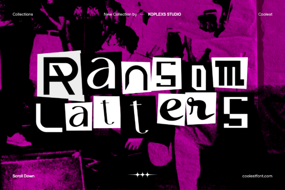 Ransom Latters: A Playful Display Typeface