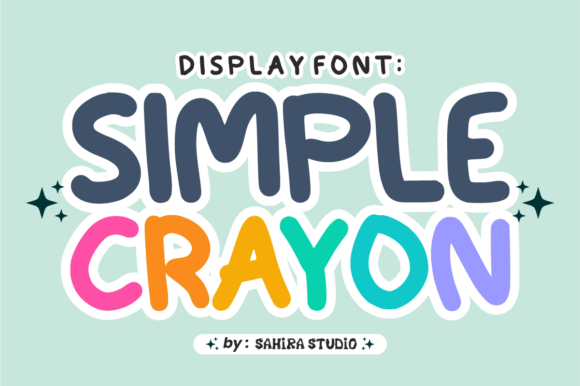 Simple Crayon: A Friendly Font for Creative Projects