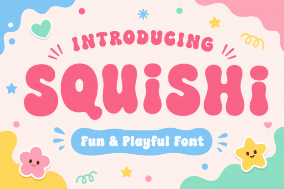 Squishi: Discover This Playful Display Typeface